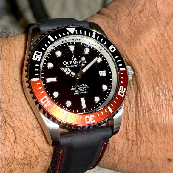 OCEANEVA DEEP MARINE EXPLORER PRO DIVER WATCH COKE - Picture 12 of 16